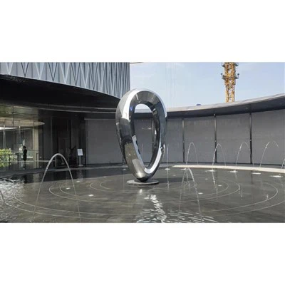 Kiváló minőségű tükör kivitel a vízcseppek tervező szoborával